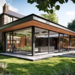 Extension maison toit plat : espace optimisé