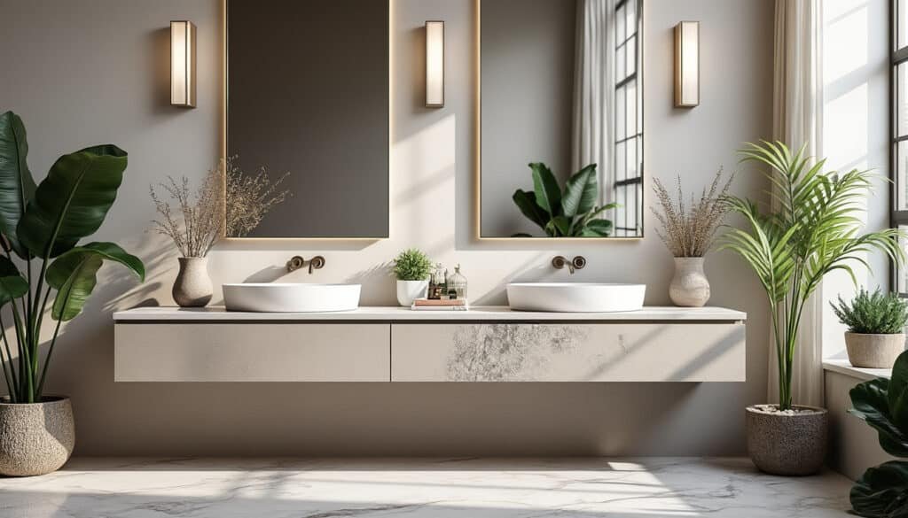 découvrez nos conseils pour choisir le meilleur plan de travail pour votre salle de bains en 2025. matériaux, design, budget : trouvez la solution idéale pour allier style et praticité !