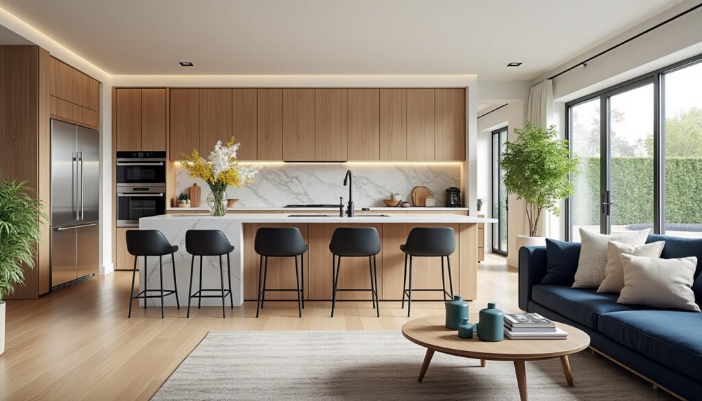 découvrez nos idées et conseils pour aménager une cuisine ouverte sur le salon. optimisez l'espace, créez une ambiance conviviale et harmonisez votre intérieur avec des astuces déco pratiques et tendance.