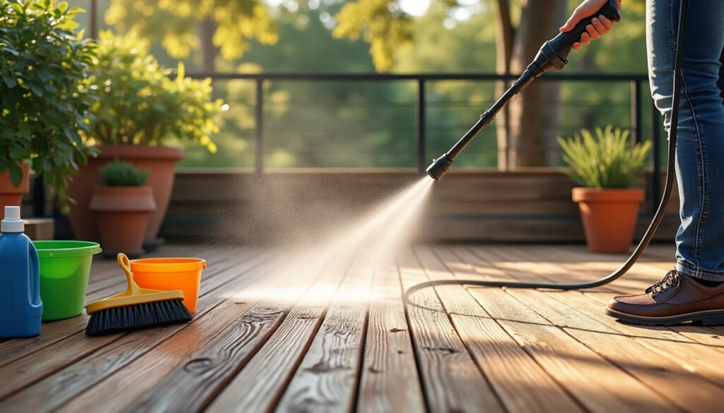 découvrez toutes les astuces et conseils efficaces pour nettoyer une terrasse en bois en 2025. protégez et redonnez de l’éclat à votre terrasse avec nos méthodes simples et adaptées !