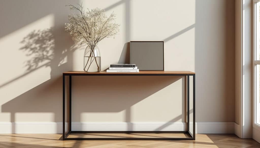 découvrez nos conseils pour choisir une petite console d’entrée pratique et tendance. optimisez l’espace disponible sans compromettre le style de votre décoration intérieure.