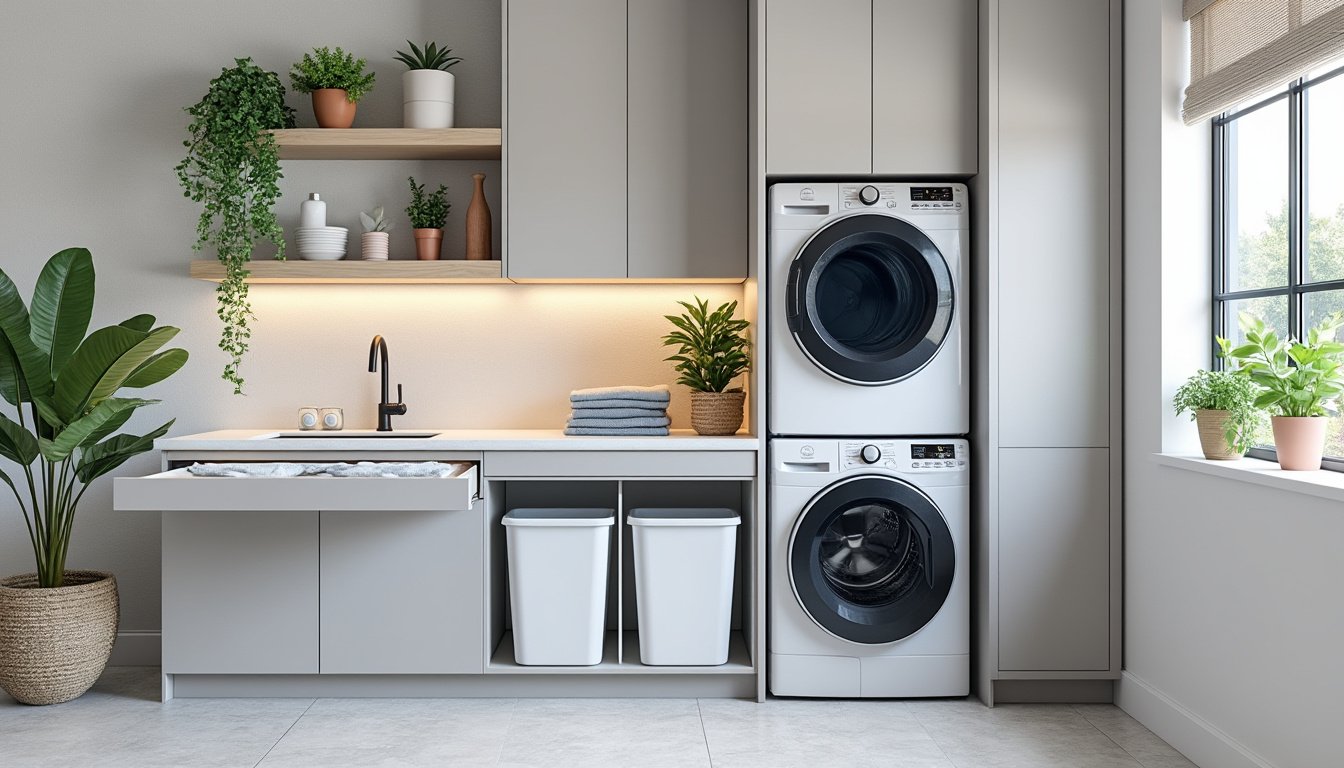 découvrez des astuces et idées pratiques pour optimiser l’aménagement de votre buanderie en 2025. maximisez l’espace, gagnez en organisation et transformez votre pièce avec des solutions tendance !