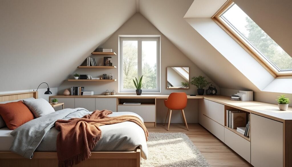 découvrez nos astuces et inspirations pour aménager une chambre mansardée. optimisez l’espace sous combles avec des idées déco, rangement malin et conseils pratiques pour créer une pièce fonctionnelle et agréable.