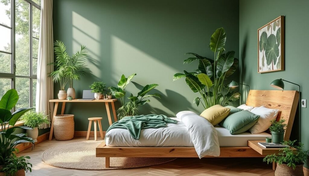 découvrez comment aménager une chambre verte écoresponsable en 2025 grâce à des conseils pratiques et des idées déco durables pour un intérieur sain et respectueux de l'environnement.