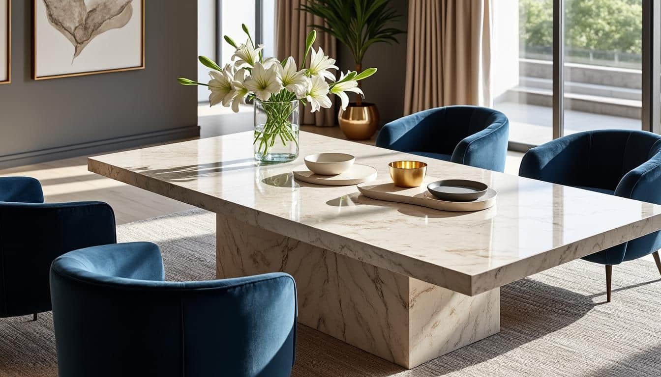 découvrez nos conseils pour bien choisir une table en travertin et sublimer votre intérieur en 2025. style, entretien, formes et dimensions : adoptez la tendance du travertin pour un espace élégant et intemporel.