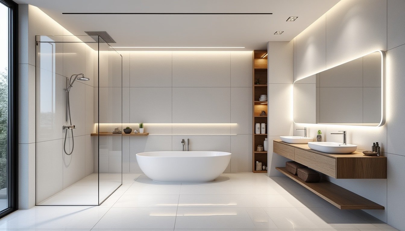 découvrez nos conseils pour aménager une salle de bain moderne avec une douche italienne élégante : astuces de décoration, choix des matériaux et idées d'agencement harmonieux pour un espace contemporain et pratique.