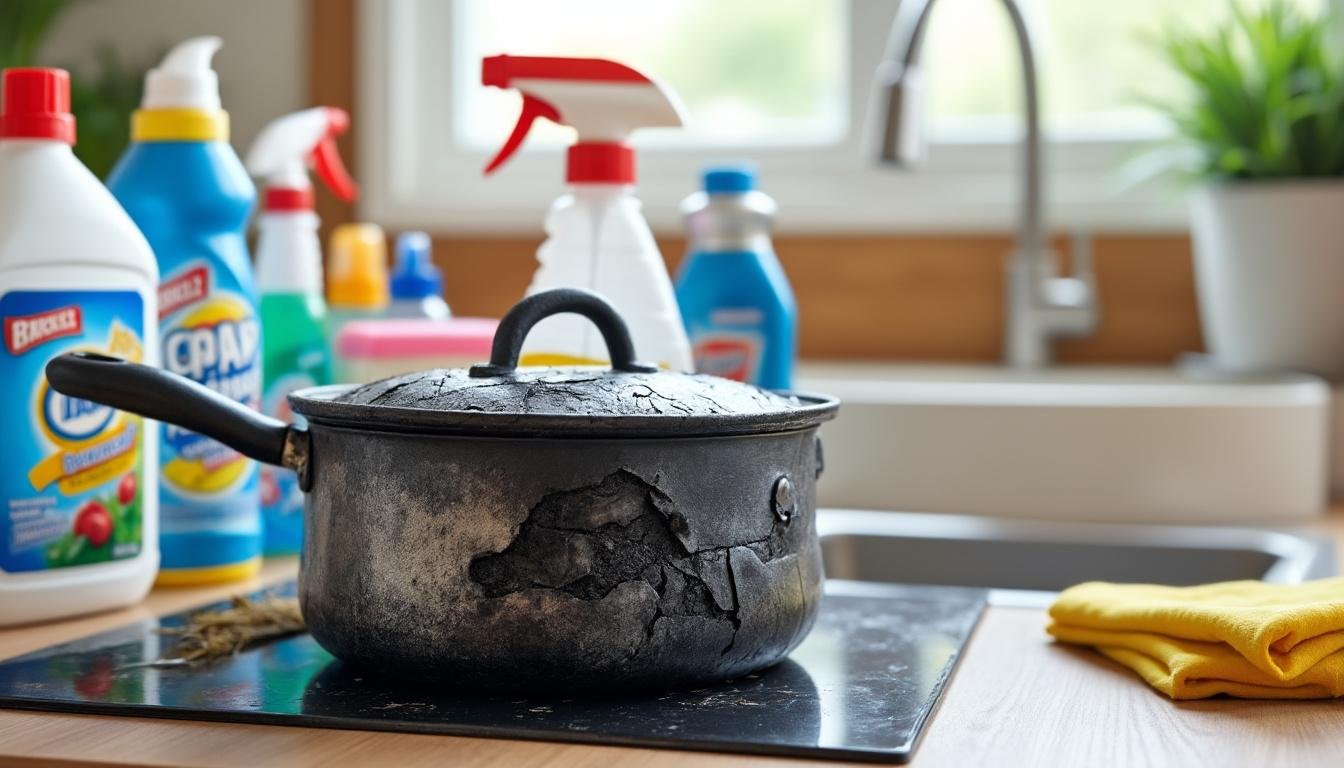 découvrez des astuces simples et rapides pour nettoyer efficacement une casserole brûlée et lui redonner tout son éclat sans effort.