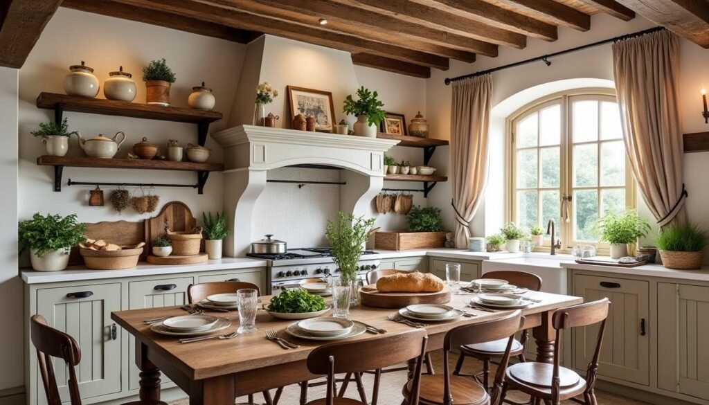 découvrez nos astuces et inspirations pour créer une cuisine campagne chic raffinée. optez pour une décoration élégante et chaleureuse, alliant authenticité, confort et charme d’antan dans votre intérieur.