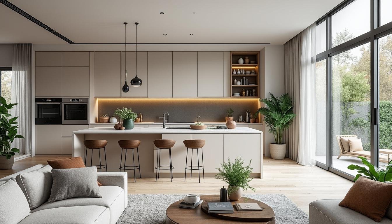 découvrez nos idées et astuces pour aménager une cuisine ouverte sur salon en 2025. optimisez votre espace, gagnez en convivialité et créez un intérieur moderne et fonctionnel !