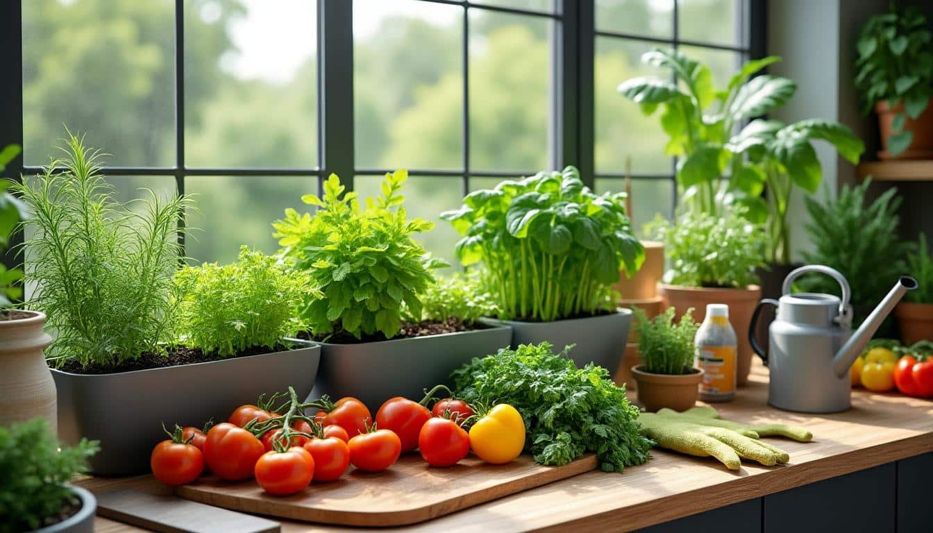 découvrez comment créer et entretenir facilement un potager d’intérieur en 2025. suivez notre guide complet pour cultiver vos légumes frais toute l’année, même sans jardin !