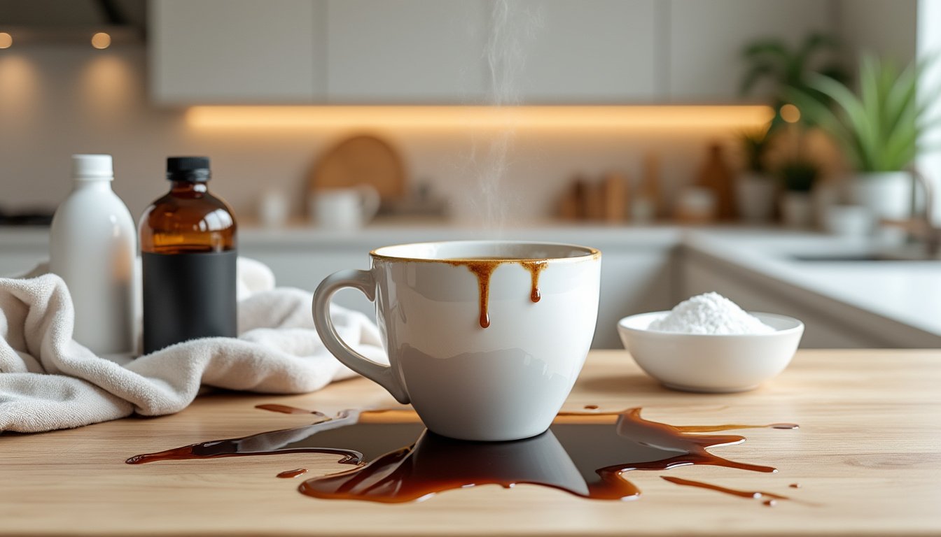 découvrez des astuces simples et efficaces pour éliminer rapidement les taches de café sur vos tissus, vêtements ou surfaces. retrouvez des solutions pratiques pour faire disparaître les traces sans effort !