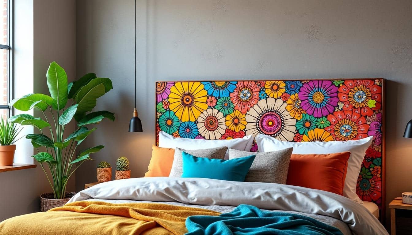 découvrez comment relooker votre chambre facilement avec une tête de lit peinte. astuces déco et inspirations pour un style unique et personnalisé.