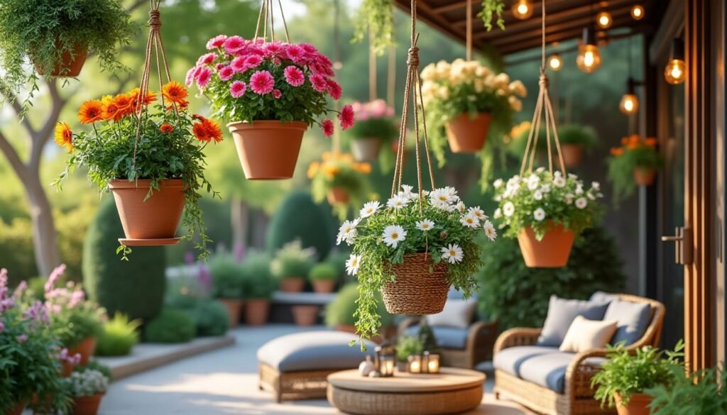 découvrez comment sublimer votre extérieur grâce à des pots de fleurs suspendus. nos conseils et inspirations vous aideront à créer un espace jardin élégant et accueillant.