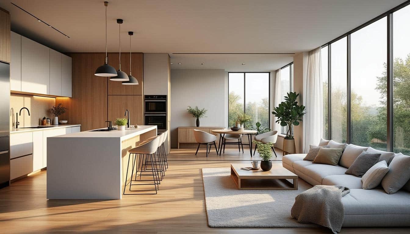 découvrez nos conseils et astuces pour aménager une cuisine ouverte sur le salon en 2025, alliant convivialité, fonctionnalité et design moderne pour un espace de vie harmonieux.