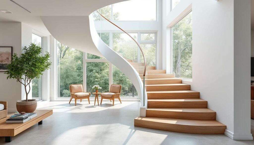 découvrez nos idées de design pour escalier blanc et bois afin de sublimer votre intérieur avec élégance et modernité. inspirez-vous pour créer un espace chaleureux et lumineux.