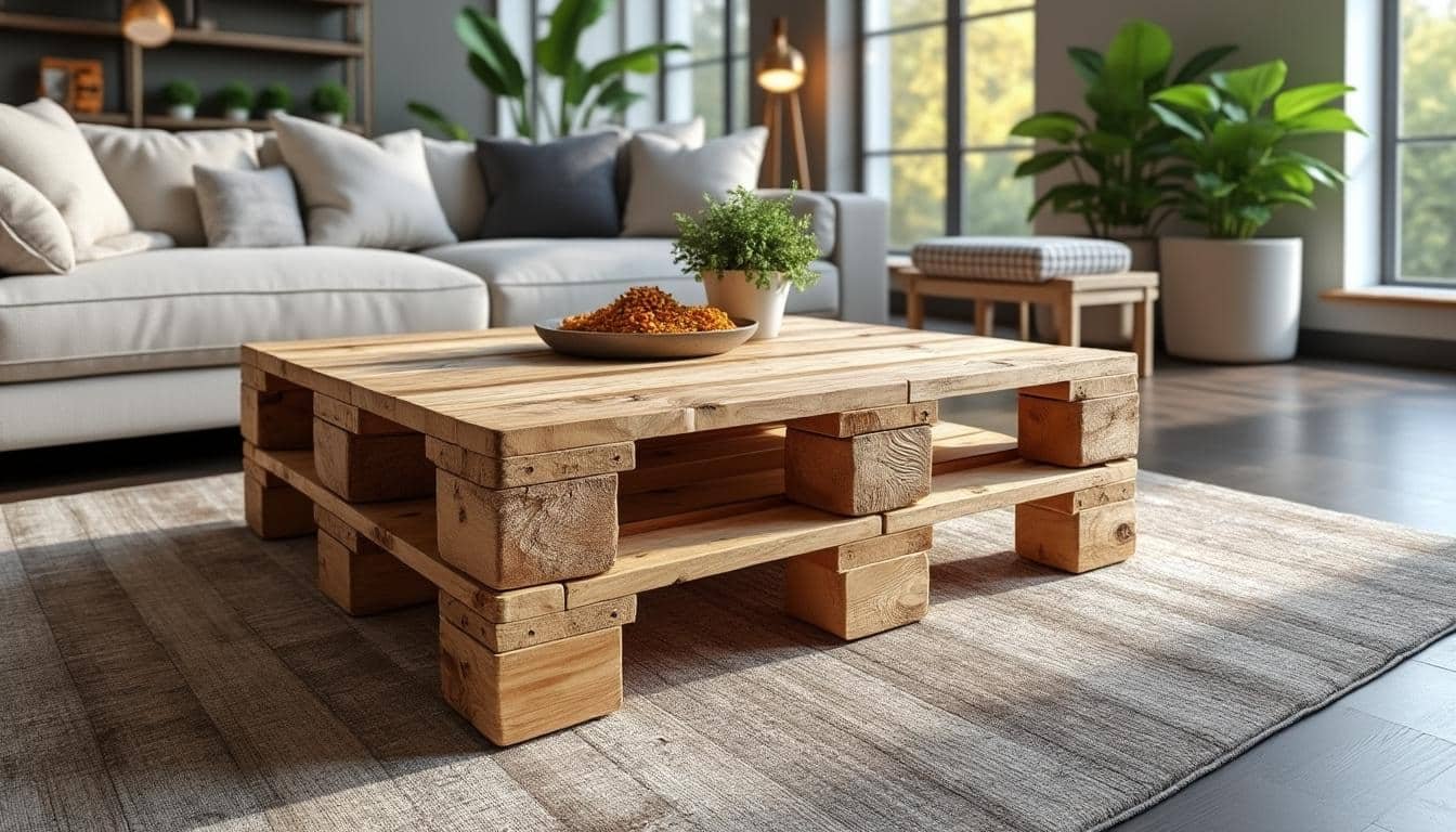 découvrez nos astuces pour sublimer votre salon en 2025 avec une table basse palette, alliant style unique et décoration tendance.