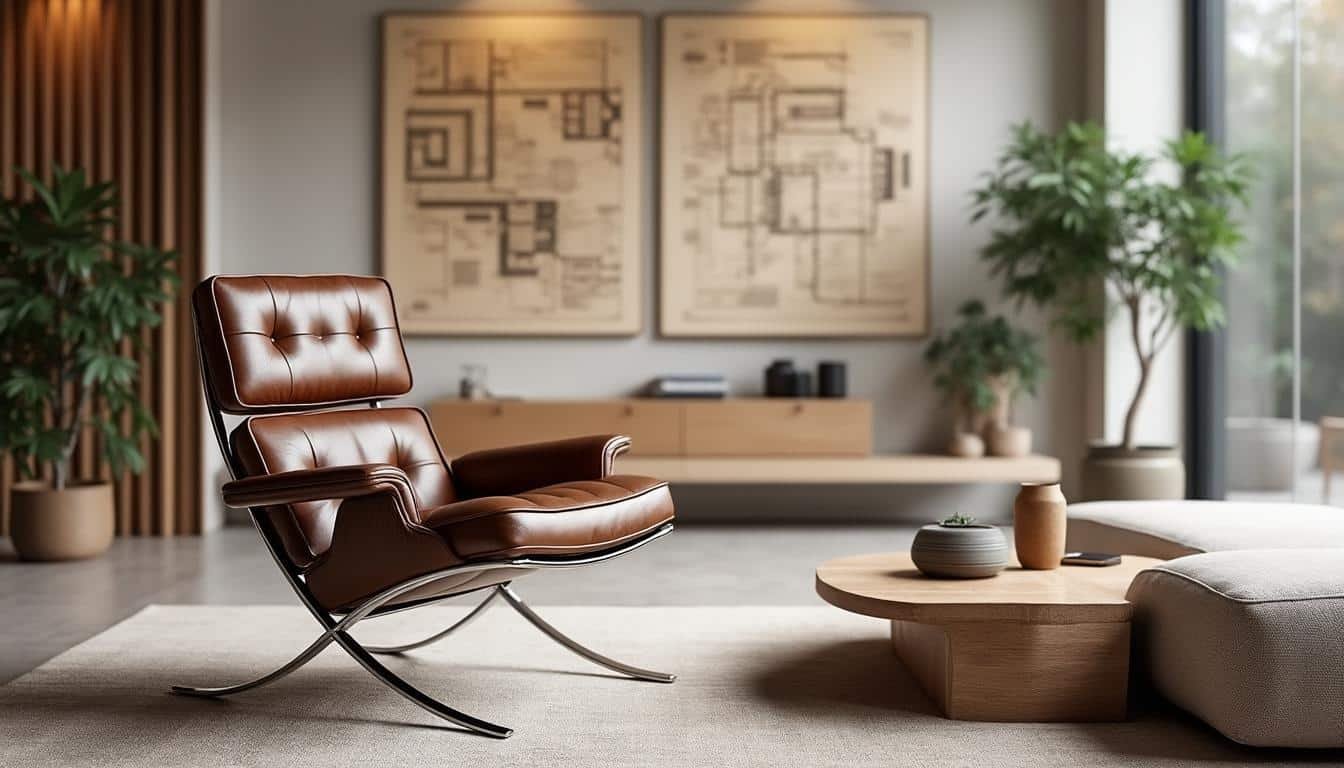 découvrez l'histoire, le design emblématique et des conseils déco pour sublimer votre intérieur avec le fauteuil barcelona.