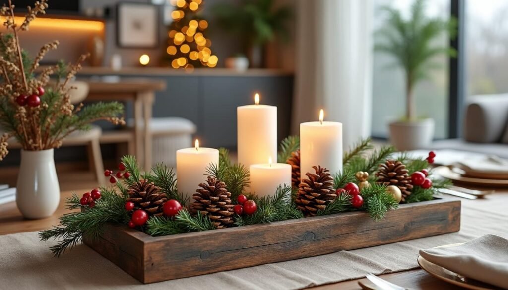 dĂ©couvrez des idĂ©es crĂ©atives de centres de table de noĂ«l Ă faire soi-mĂȘme pour dĂ©corer votre maison en 2025. inspirez-vous de nos conseils diy pour une dĂ©coration festive unique et personnalisĂ©e.