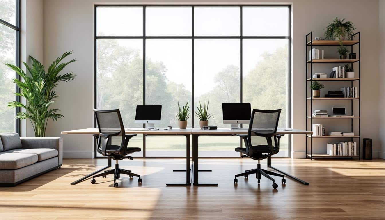 découvrez comment un double bureau peut transformer votre espace de travail à la maison en 2025, alliant fonctionnalité et confort pour booster votre productivité.