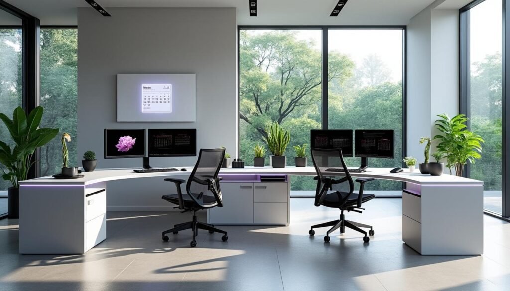 découvrez comment un double bureau peut transformer votre espace de travail à la maison en 2025. optimisez votre confort et votre productivité grâce à des astuces et conseils pratiques.