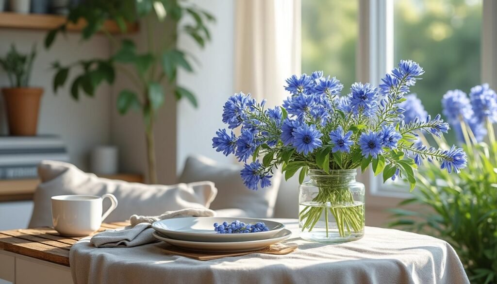 découvrez la fleur de lin, une touche naturelle et élégante idéale pour sublimer la décoration intérieure et extérieure de votre maison avec charme et simplicité.