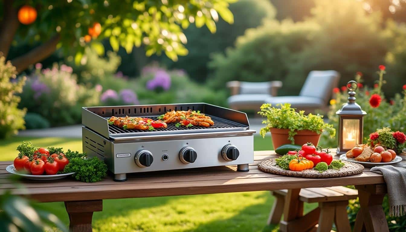 découvrez nos conseils pour choisir la meilleure plancha extérieure adaptée à votre jardin et profitez de délicieux repas en plein air.