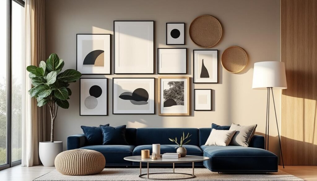 découvrez comment créer un mur de cadres élégant pour magnifier votre décoration intérieure et personnaliser votre espace avec style et originalité.