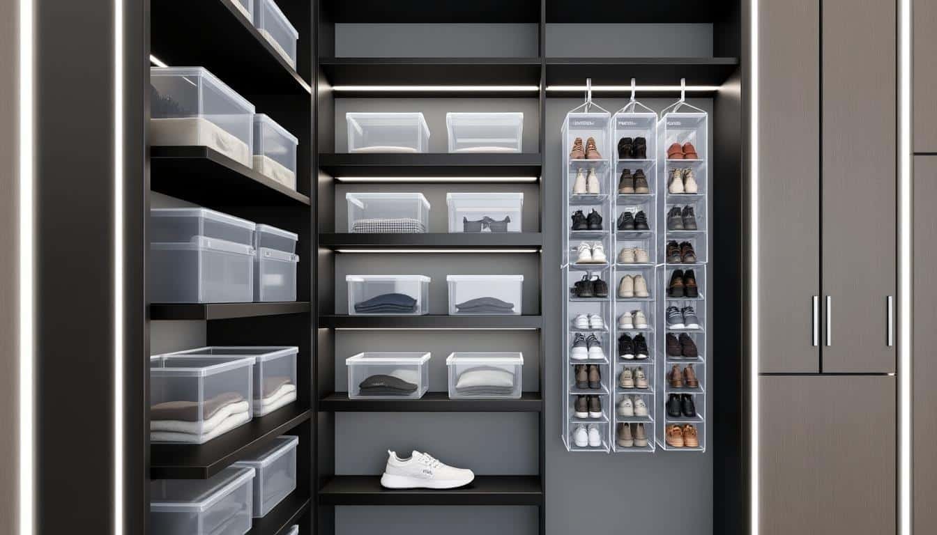 découvrez des astuces pratiques pour organiser efficacement le rangement de vos chaussures dans un placard et gagner de la place tout en gardant un espace bien ordonné.