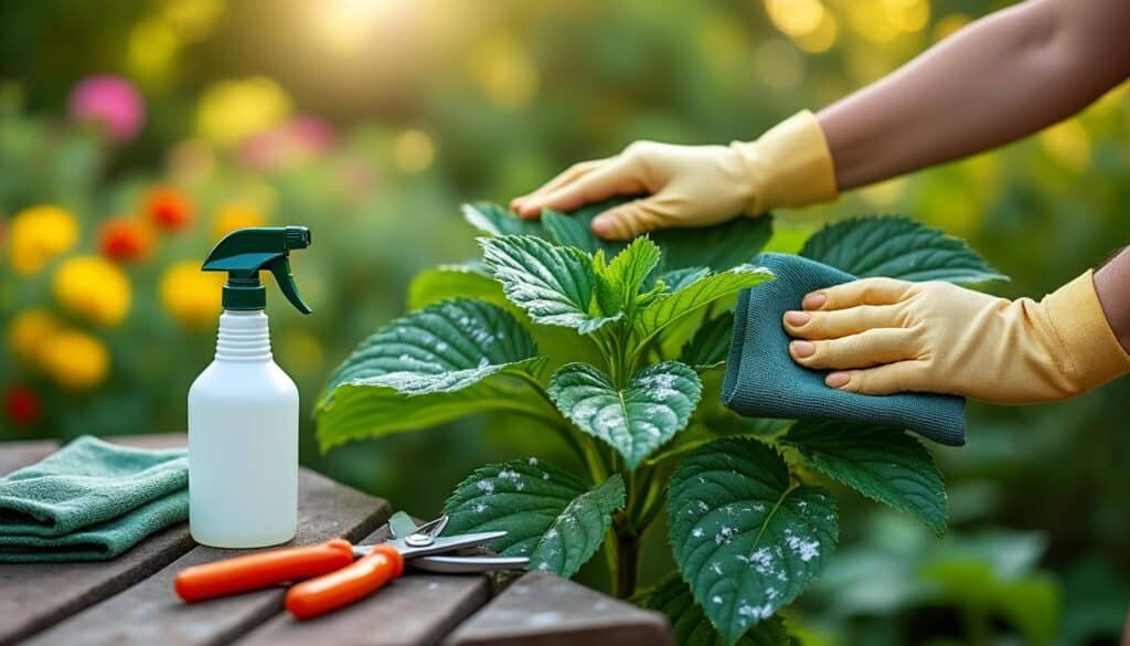découvrez comment traiter efficacement l'oïdium dans votre jardin avec des méthodes naturelles et des conseils pratiques pour protéger vos plantes et garantir leur santé.
