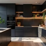 découvrez comment marier élégance et naturel dans votre intérieur avec une cuisine noir et bois, alliant modernité et chaleur pour un espace convivial et stylé.
