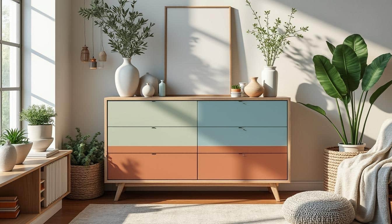 découvrez nos idées de couleurs pour repeindre un meuble en bois et apportez une touche de fraîcheur à votre intérieur.